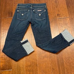 🔴 - Hudson Jeans 26 Crop Straight legs with Cuff